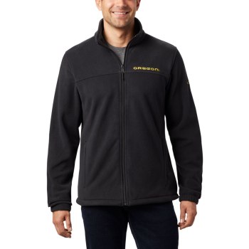 Columbia Muške Jakne - Collegiate Flanker III Fleece - Oregon Crne | RDUE-34197